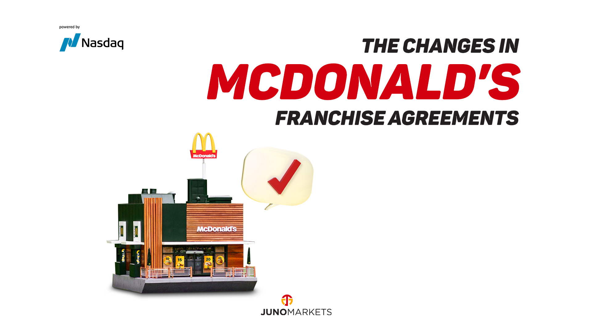 The changes in McDonald’s franchise agreements Juno Markets